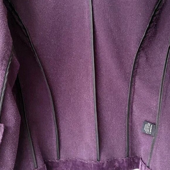 Larry Levine - Vintage Velveteen Purple Blazer - Picture 7 of 11